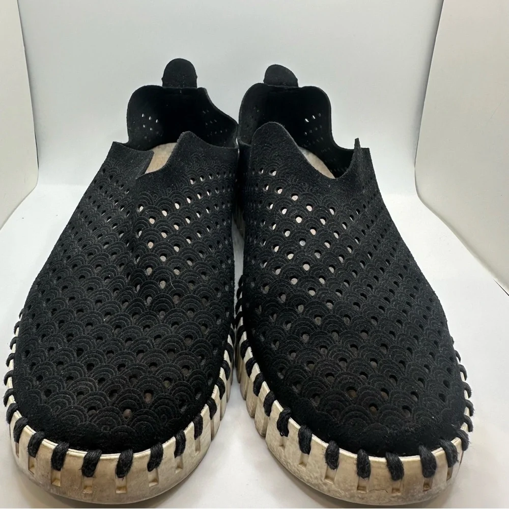 Ilse Jacobsen Tulip Flat Shoes Slip In Black Women's‎ Size US 7.5-8 EU 38